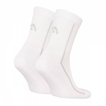Head Tennis Performance Short Crew Socks 2P White